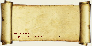 Nataša Bjelonić vizit kartica